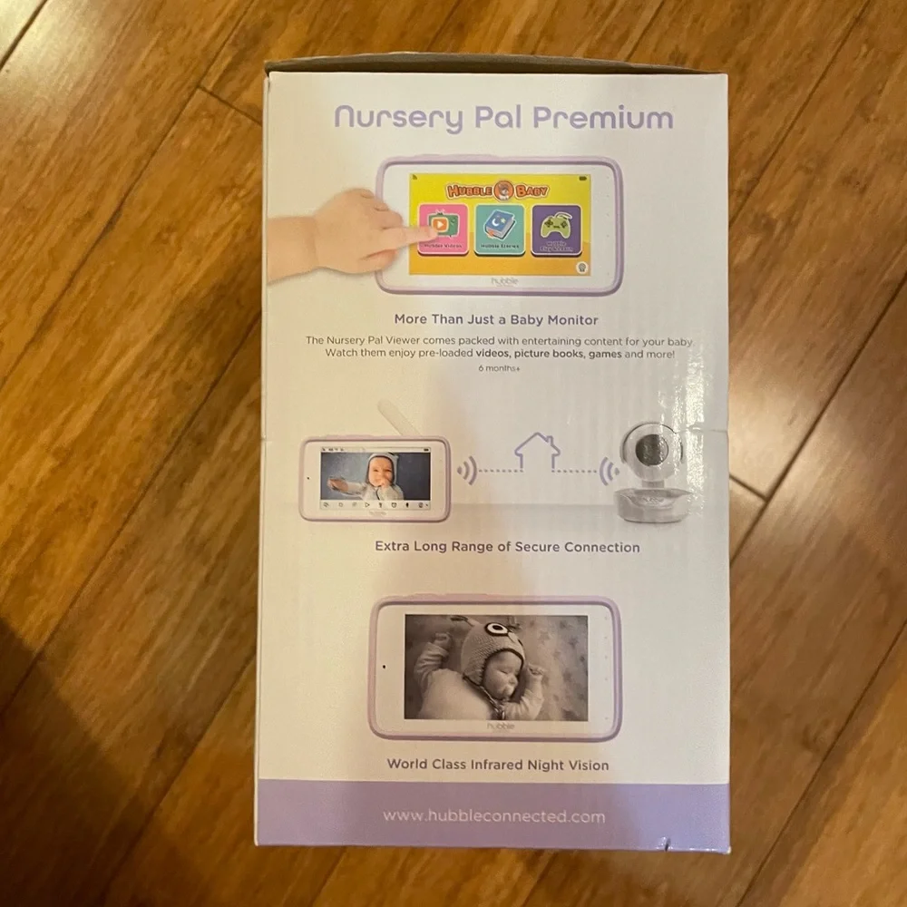 Hubble connected nursery pal premium ,5Smart HD monitor and touch screen viewer